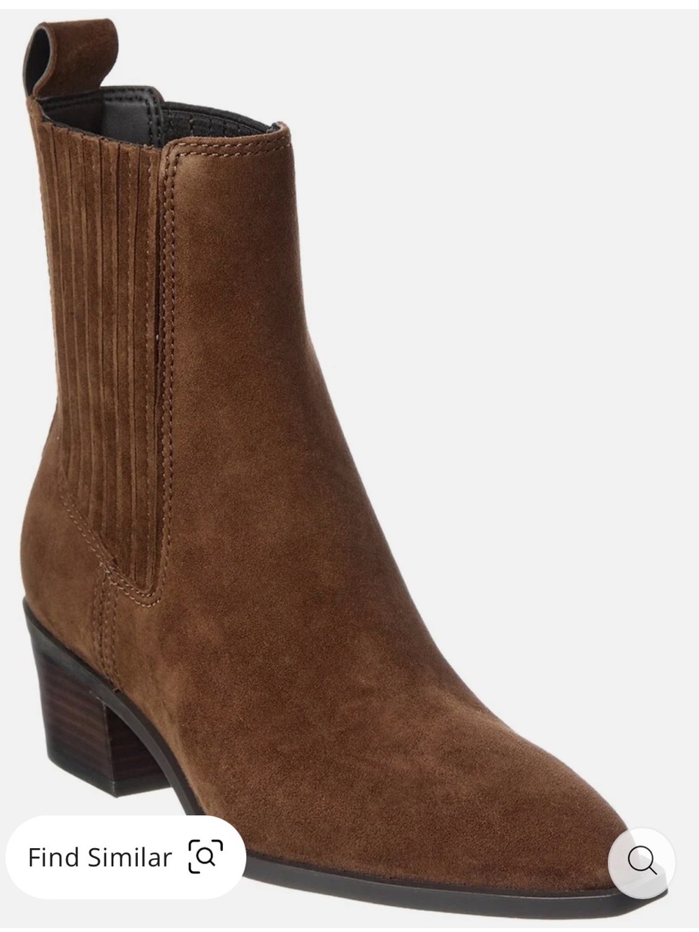 Stuart Weitzman Kai suede bootie western boots cowboy boots sz 7.5